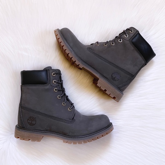 Timberland Premium 6” Waterproof Grey Boots - Picture 2 of 7